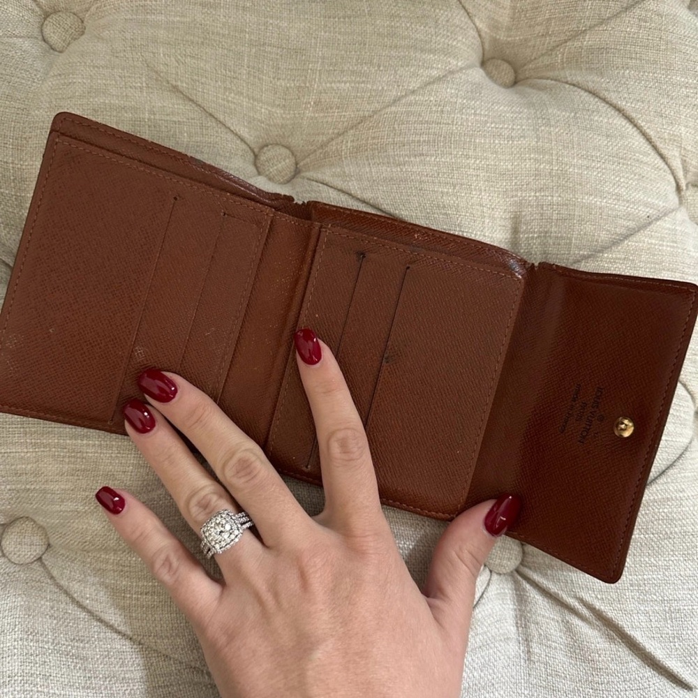 Louis Vuitton Brown Monogram Compact Wallet - Picture 6 of 9